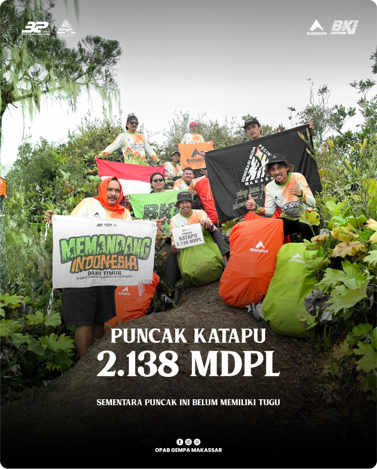 Perjalanan menuju Puncak Katapu yang penuh tantangan.