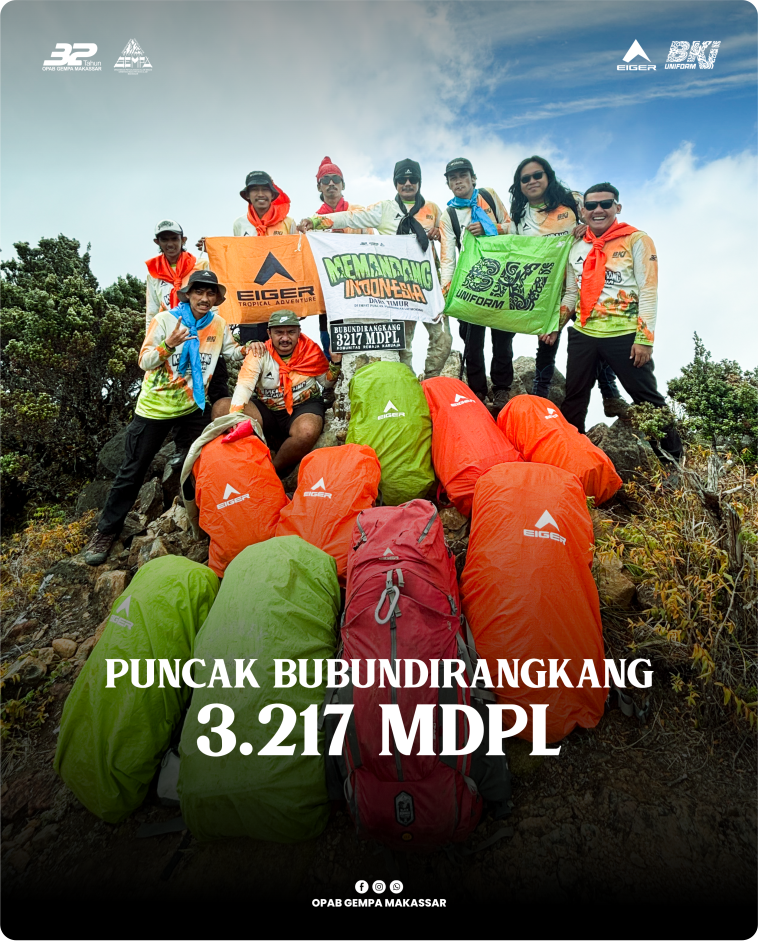 Pendakian ke Puncak Bubundirangakang.