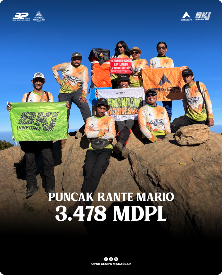 Puncak tertinggi dalam ekspedisi Memandang Indonesia Dari Timur.